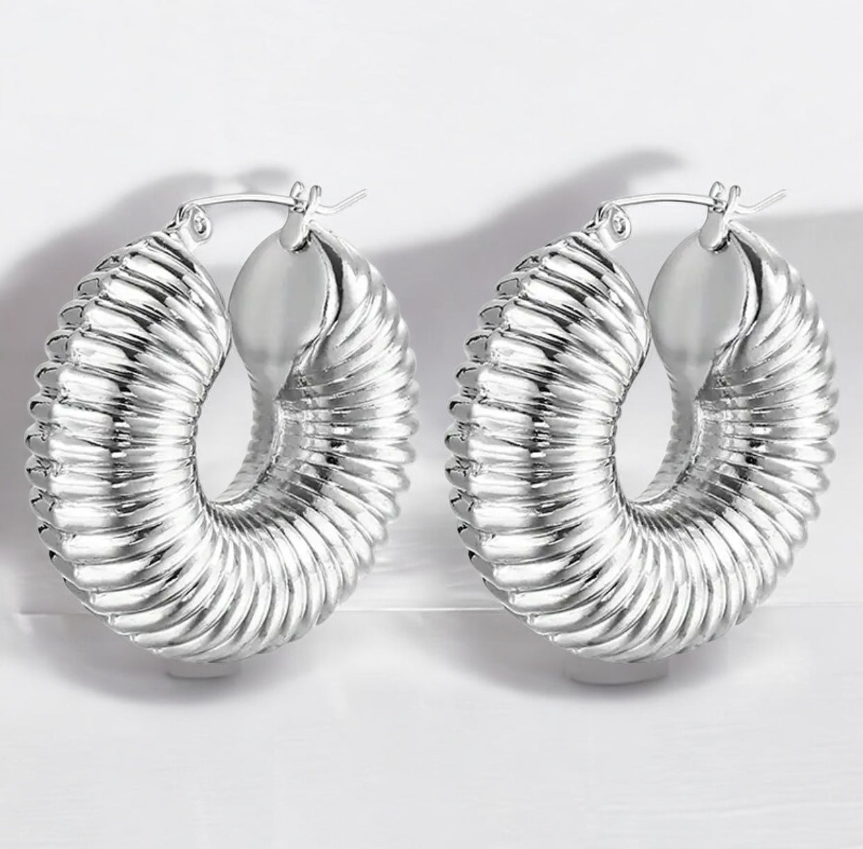 Tube Hoop Earrings