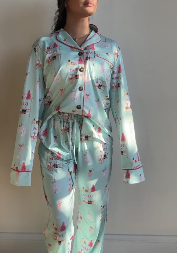 Party Bar Cart PJ Set