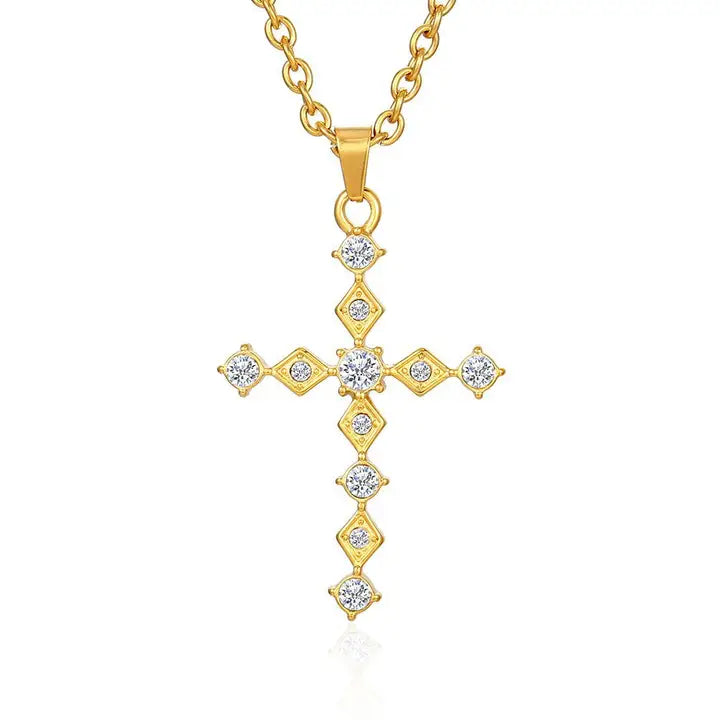 Make A Statement Cross Necklace