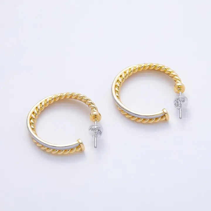 Mixed Metal Hoop