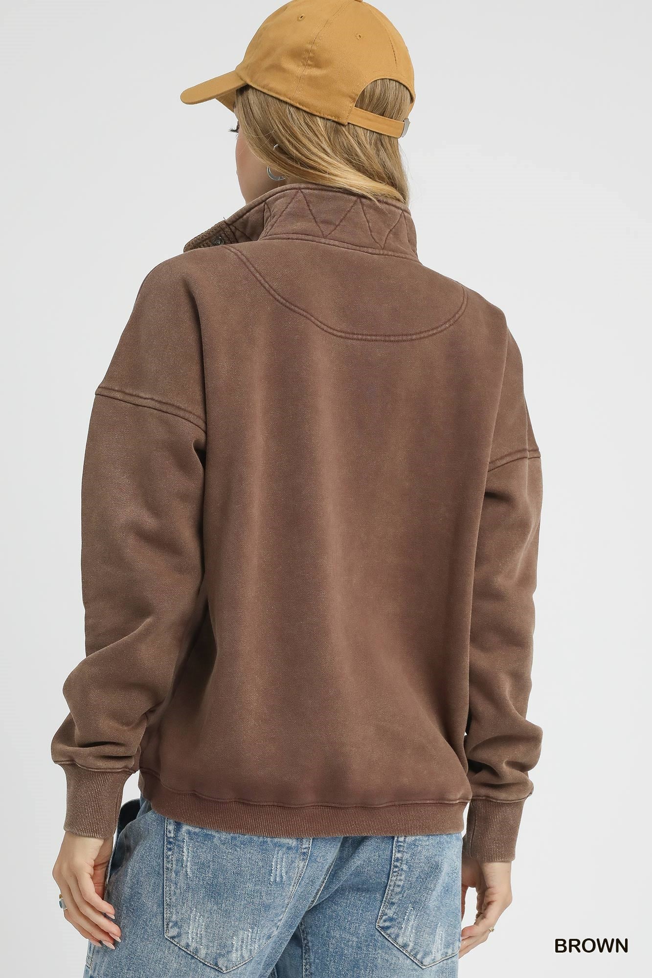 Hazelnut Half Zip