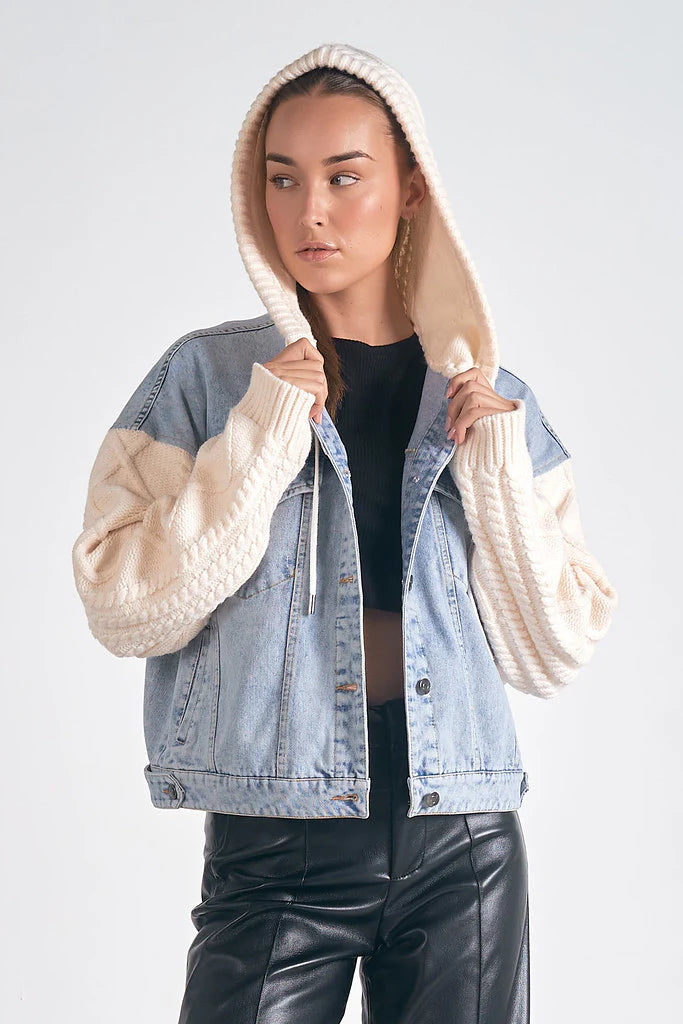 DENIM HOODIE ジャケット/searoomlynn Denim Hoodie Jacket – Klutch