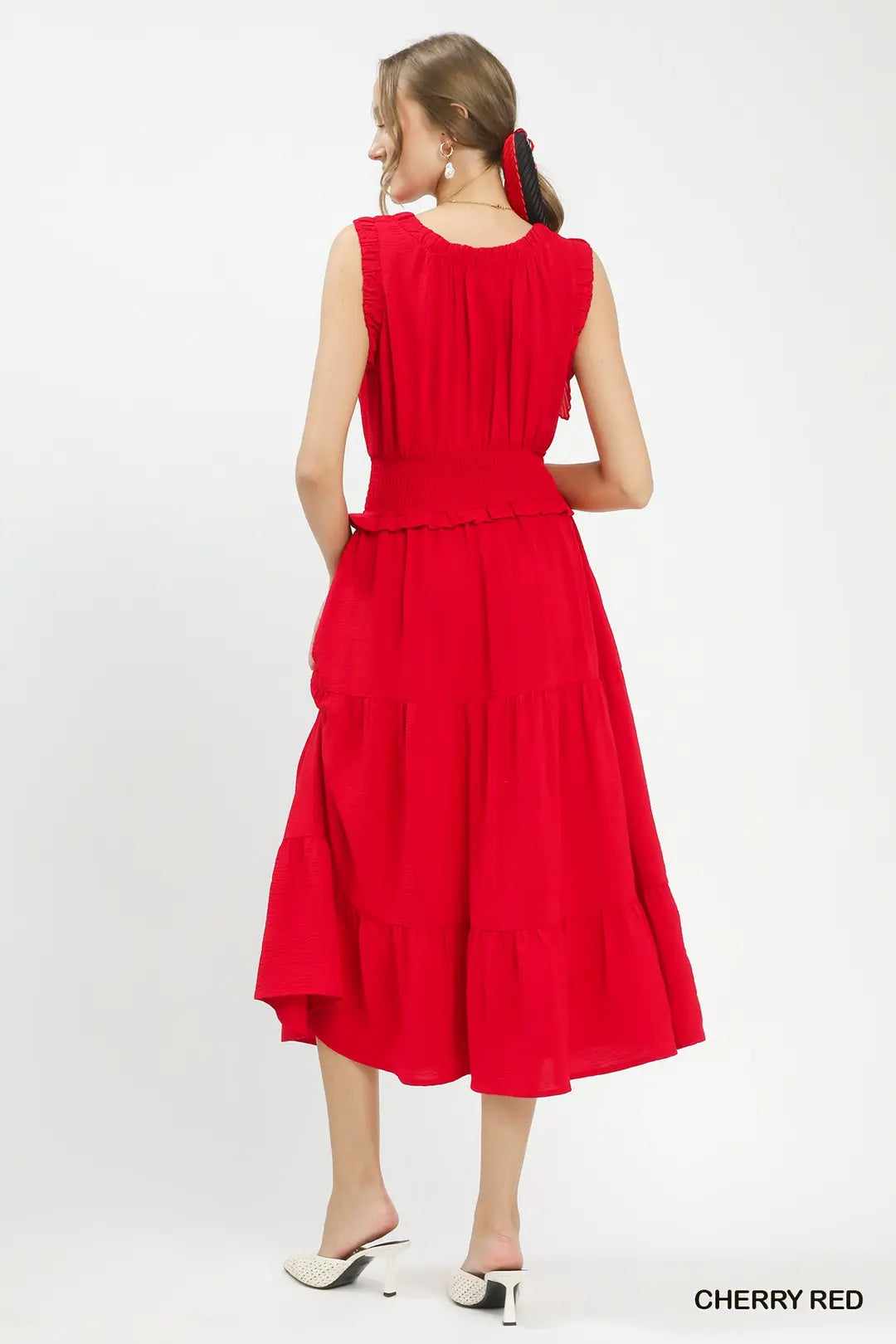Cherry Smock Midi