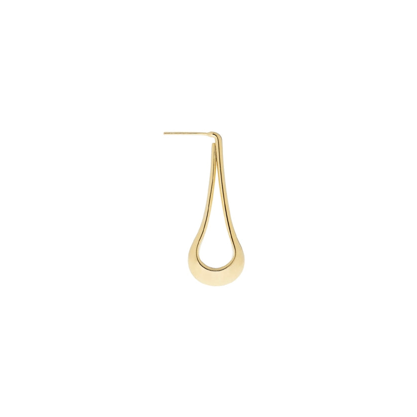 Elongated Dew Drop Post Hoop