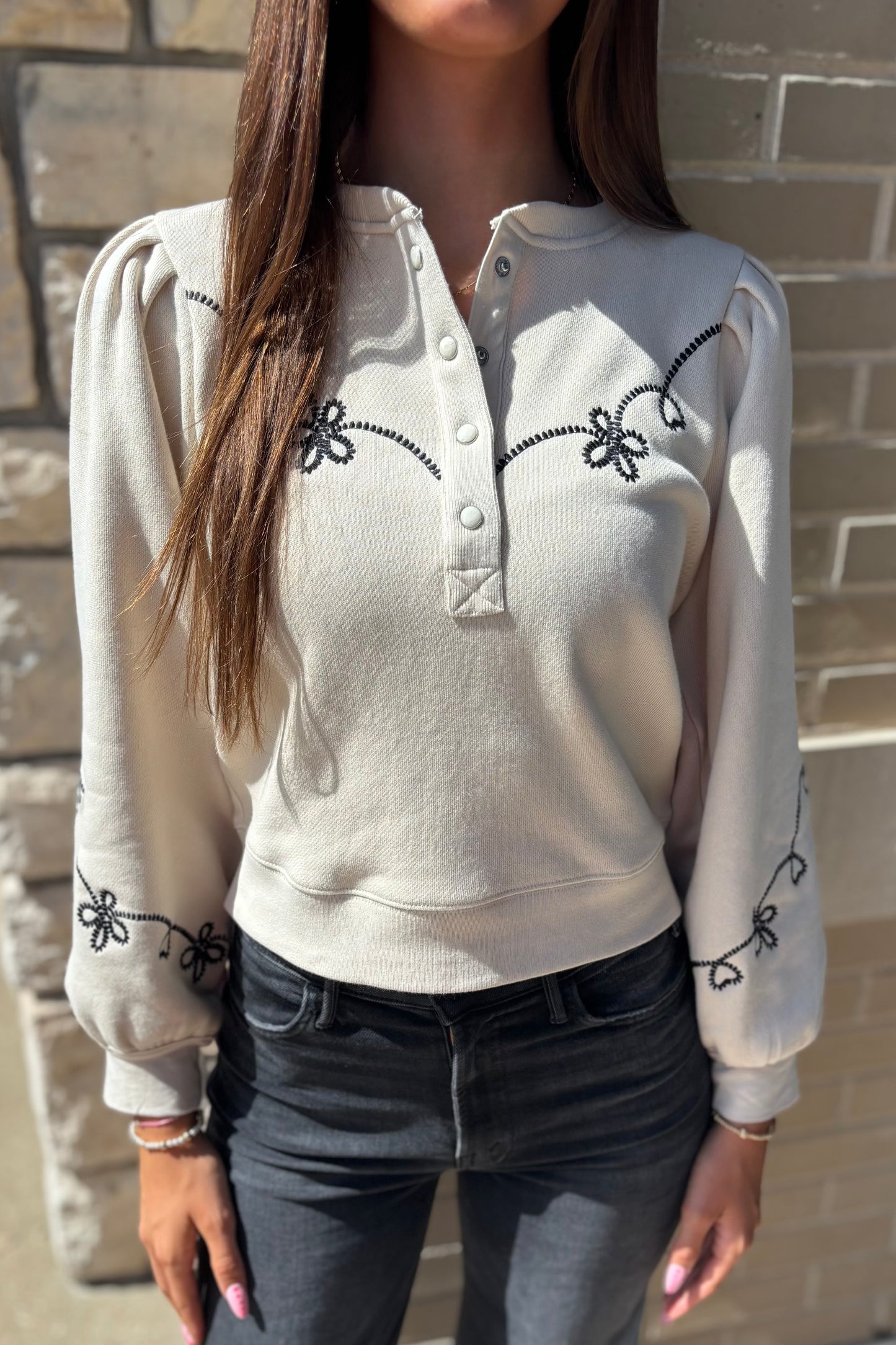 Hanne Embroidered Sweater