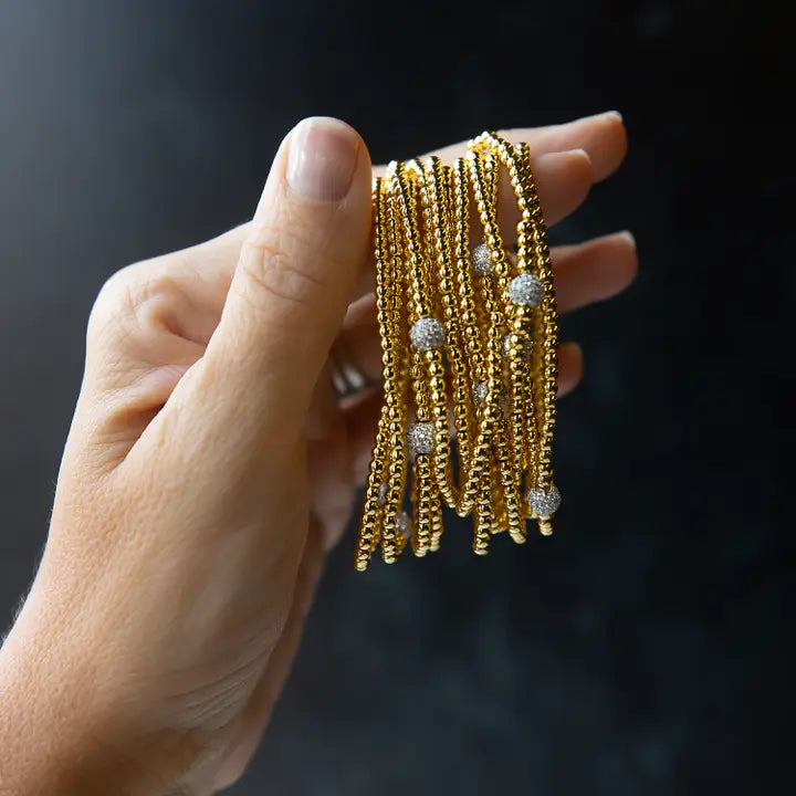 Uno Mixed Metal Bracelet