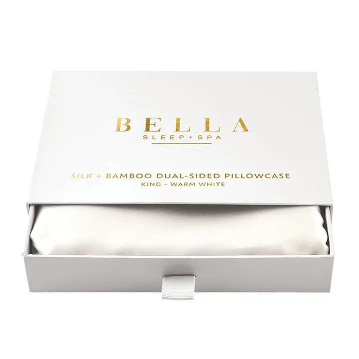 King Dual-Sided Silk + Bamboo Pillowcase