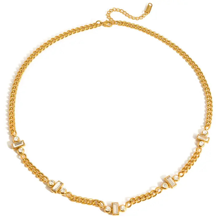 Vera Baguette Necklace