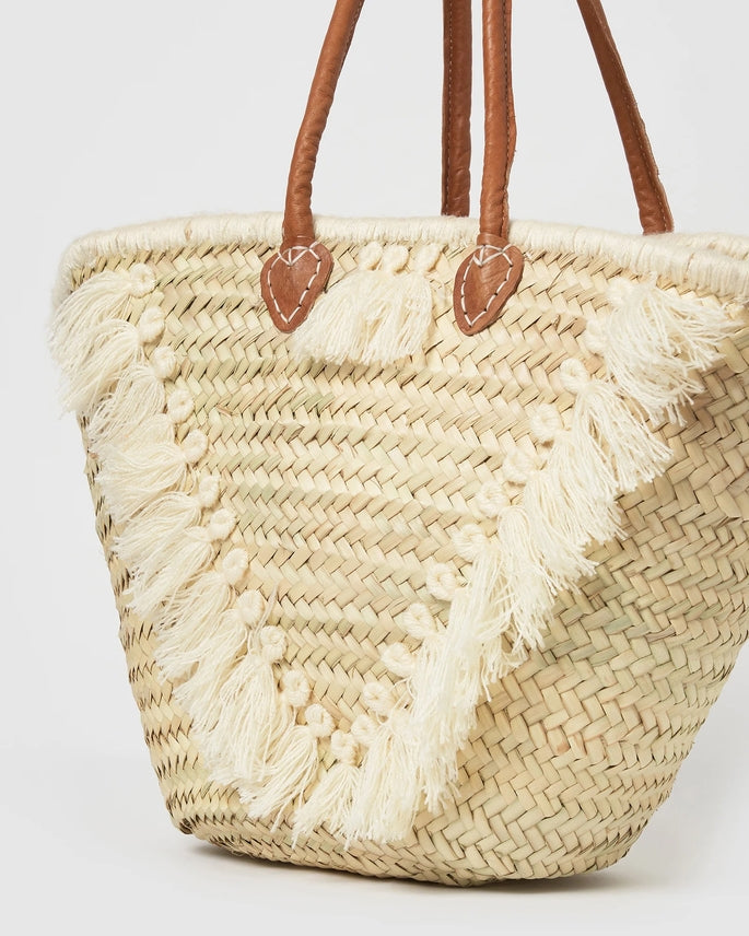Tassel Straw Beach Bag