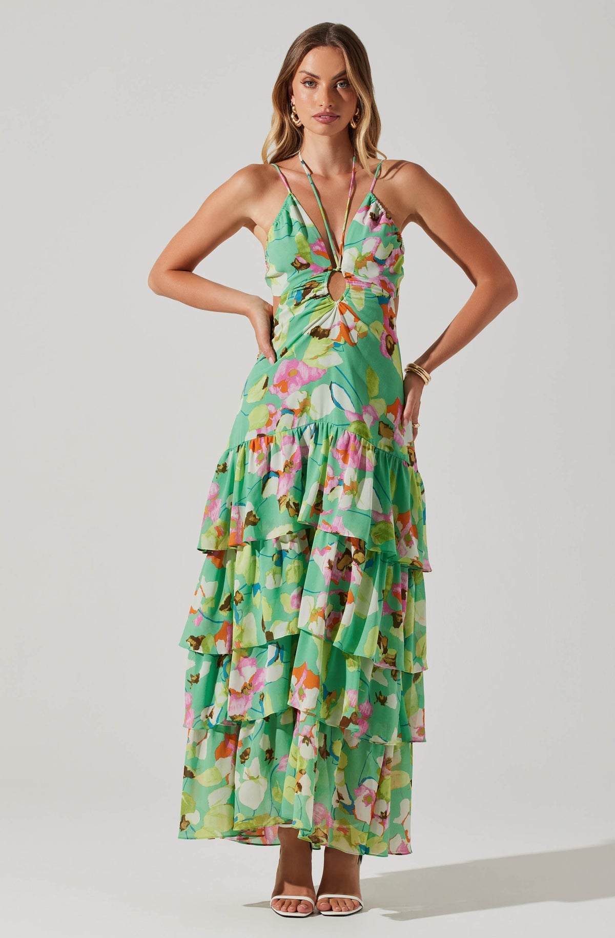 aneira floral tiered maxi dress Raya on LTK