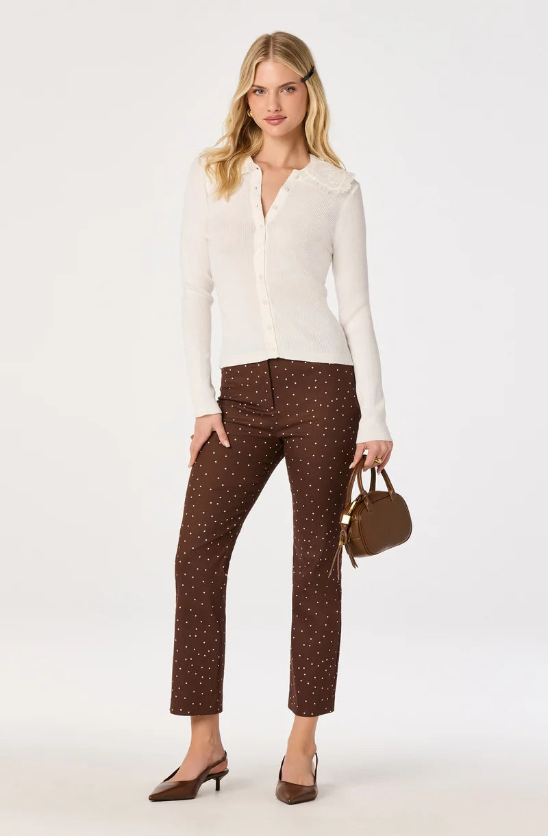 Sonya Lace Collar Cardigan