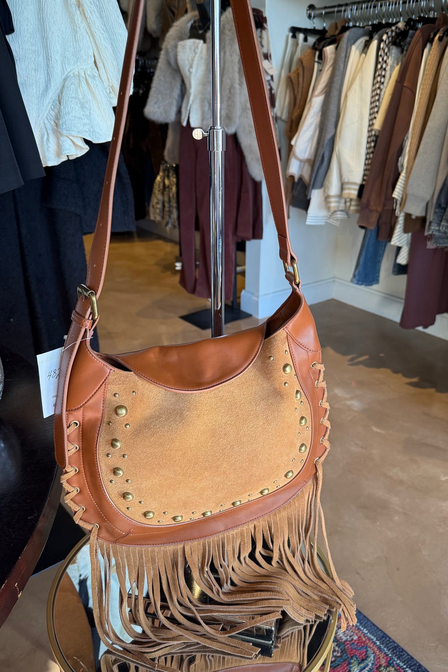 Saddle Fringe Bag