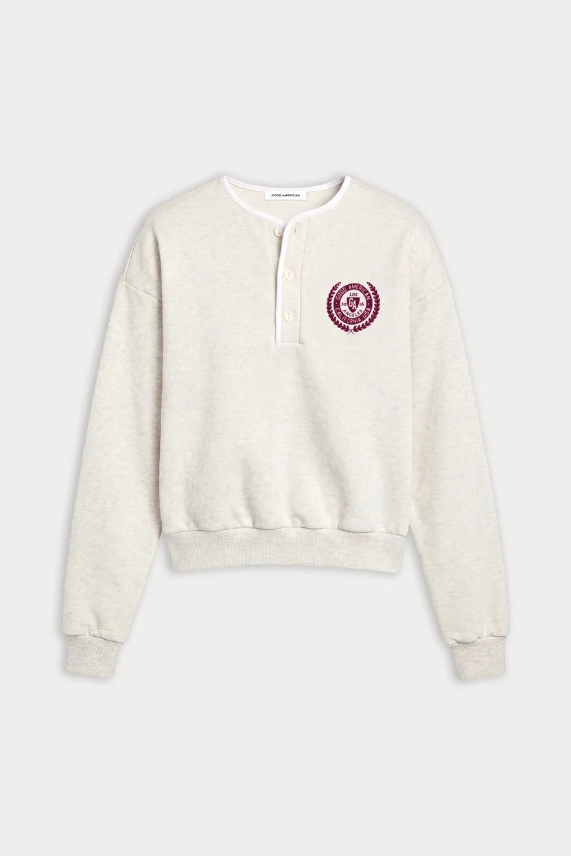 The Brushed Fleece Henley