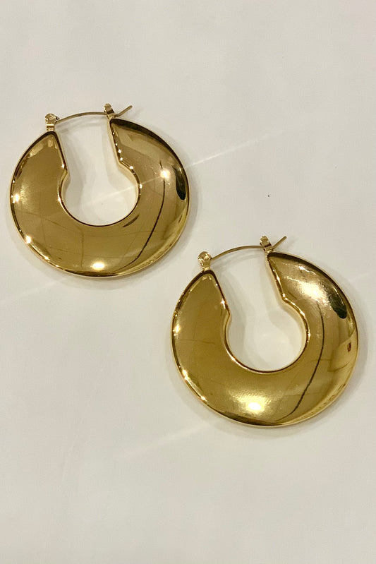 Ana Large Hoop Hollow Earrings
