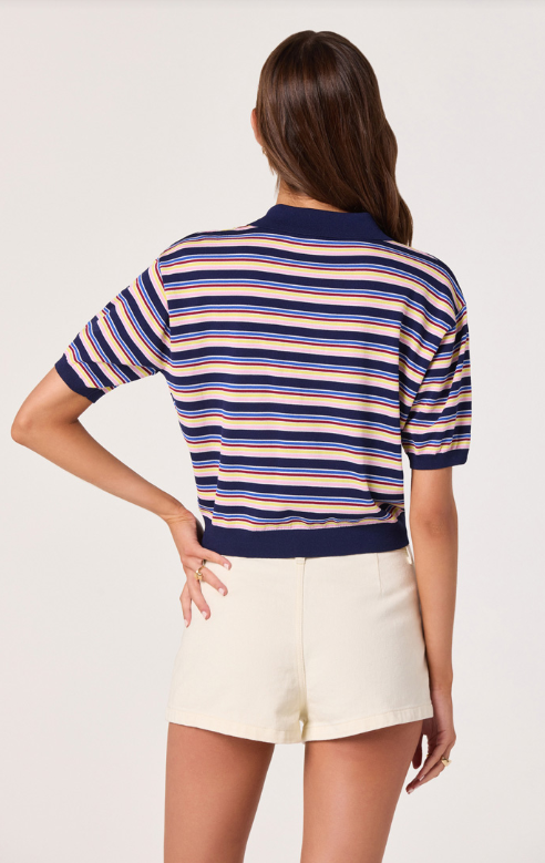 Scottie Stripe Top