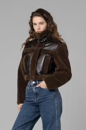 Laid Black Fur Jacket