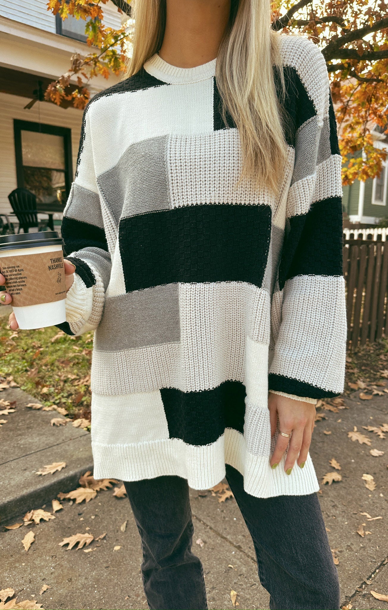 Mumu ember tunic sweater