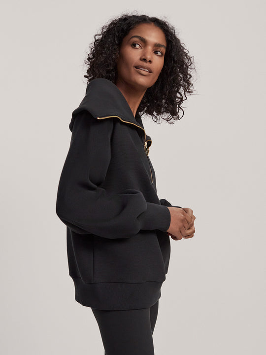 Varley Vine half zip-Black : Small