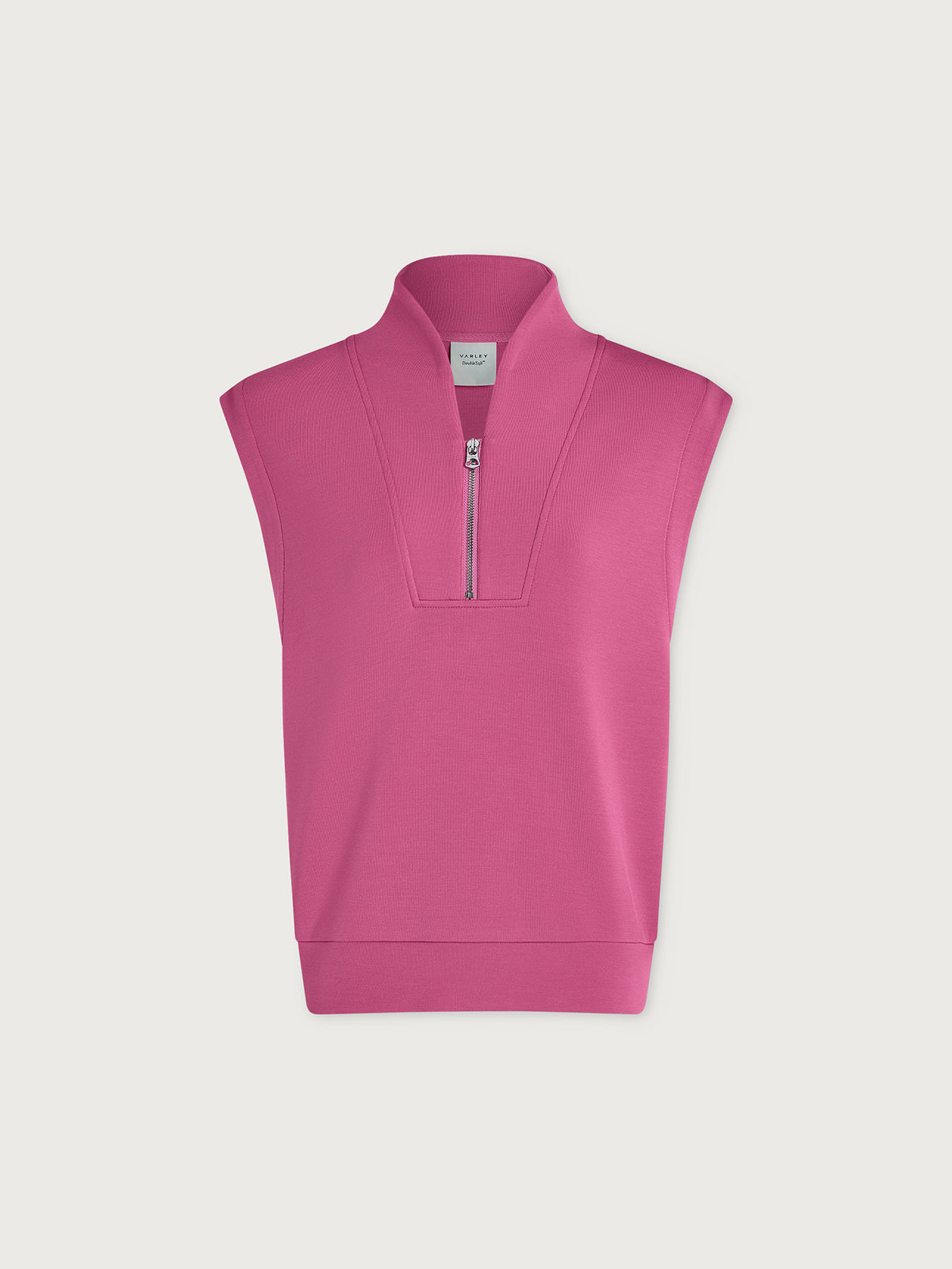 Loretta Half-Zip Sleeveless Sweat