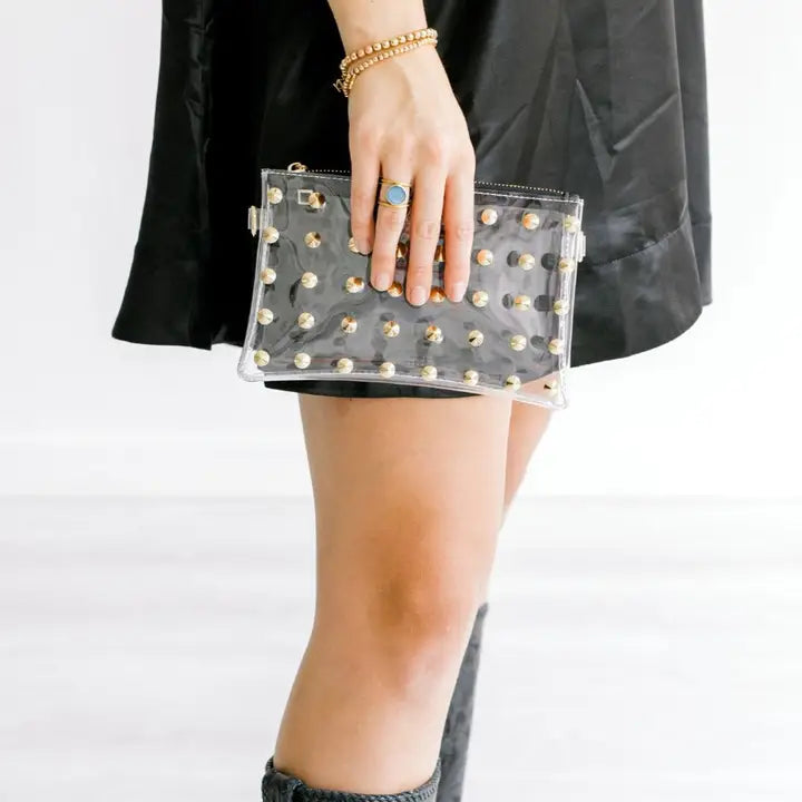The Sloane Clear Bag in Black