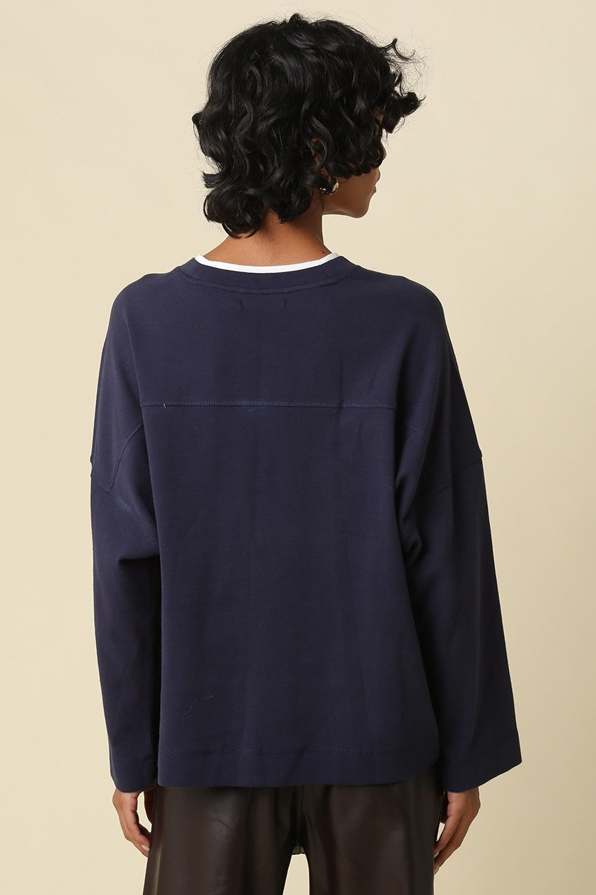 Jamie Contrast Knit Tee