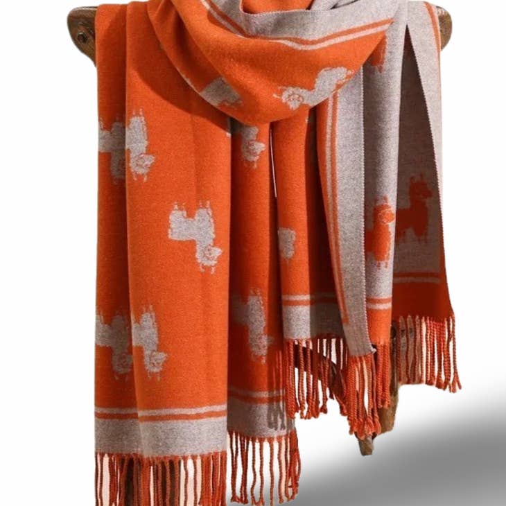 Llama Drama Scarf