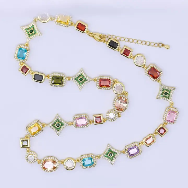 The Monaco Gemstone Necklace