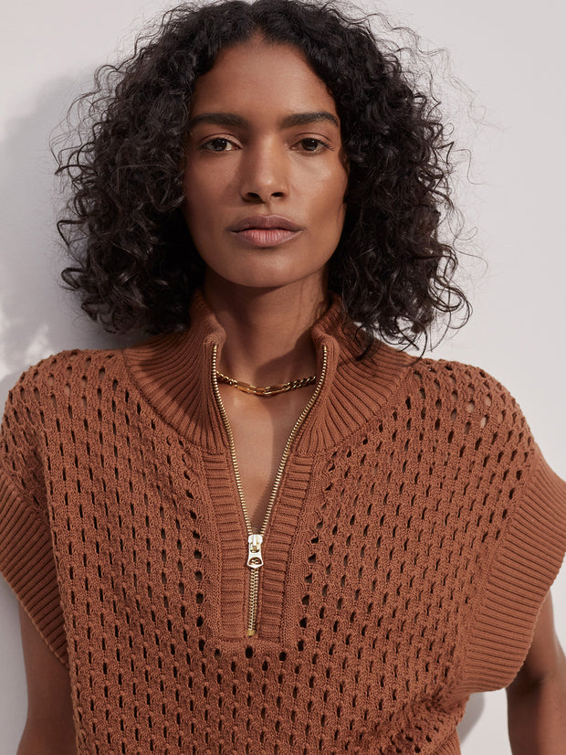 Gaines Half-Zip Knit