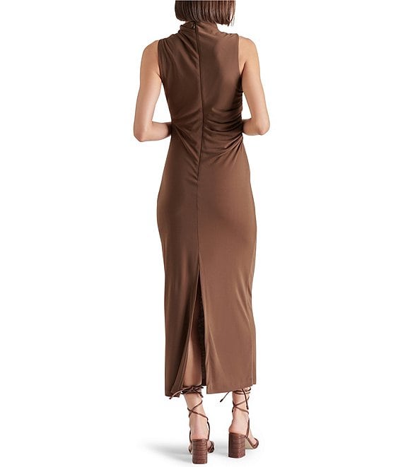 Mo Mock Neck Midi Dress