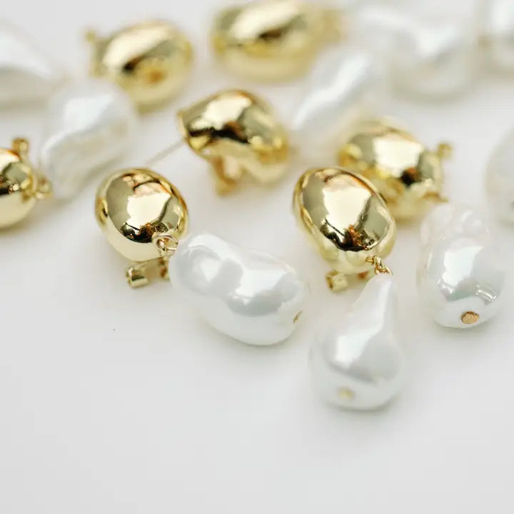 Vintage Pearl Drop Earrings