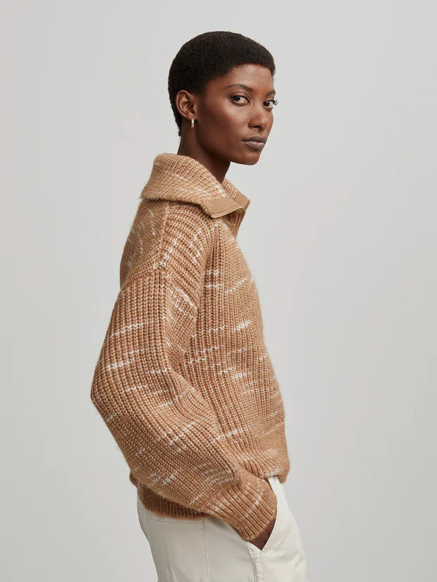 Ridley Dalmation Half-Zip Knit