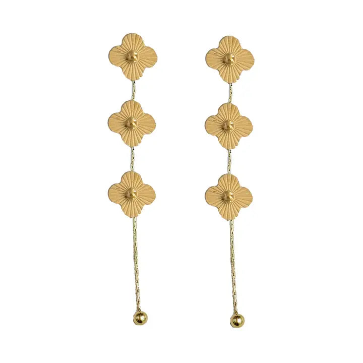 Clover Duster Drop Earrings