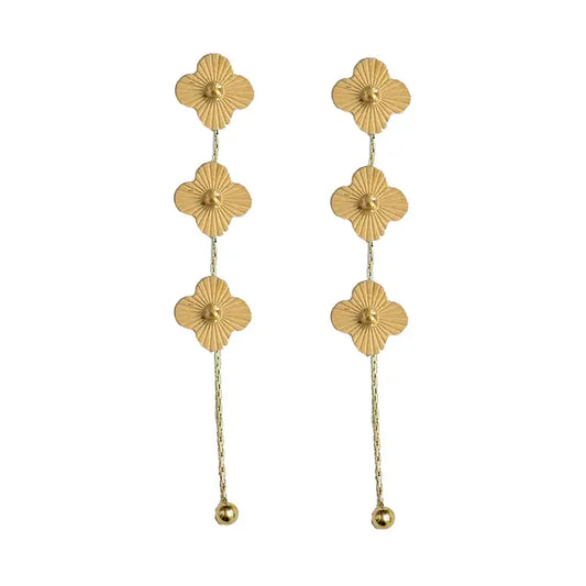 Clover Duster Drop Earrings