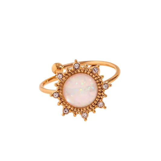 Soleil Opal Sun Ring
