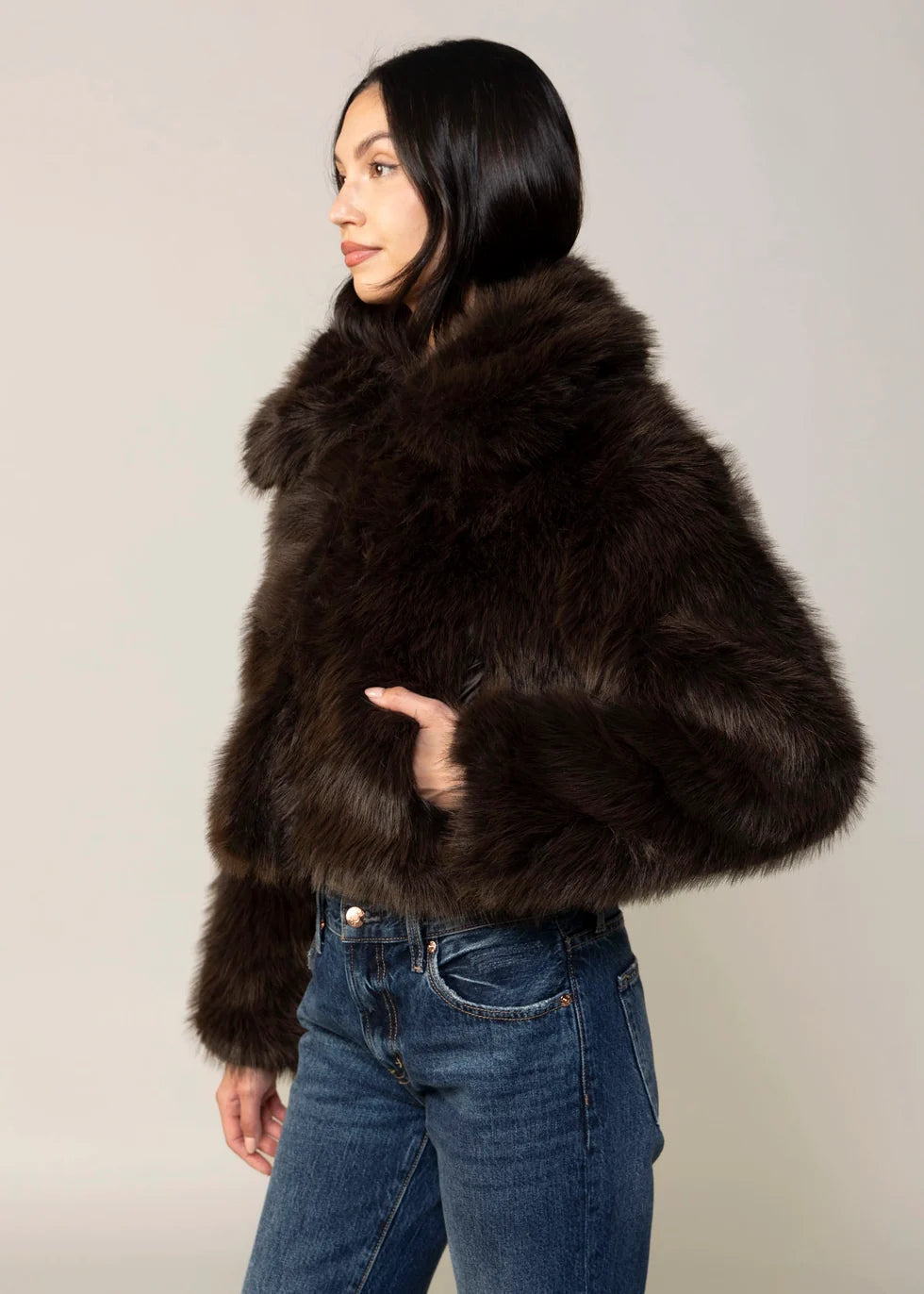 Steady Rise Faux Fur Jacket