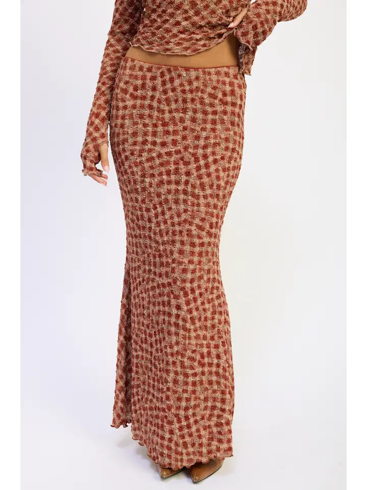 Brix Smocking Maxi Skirt