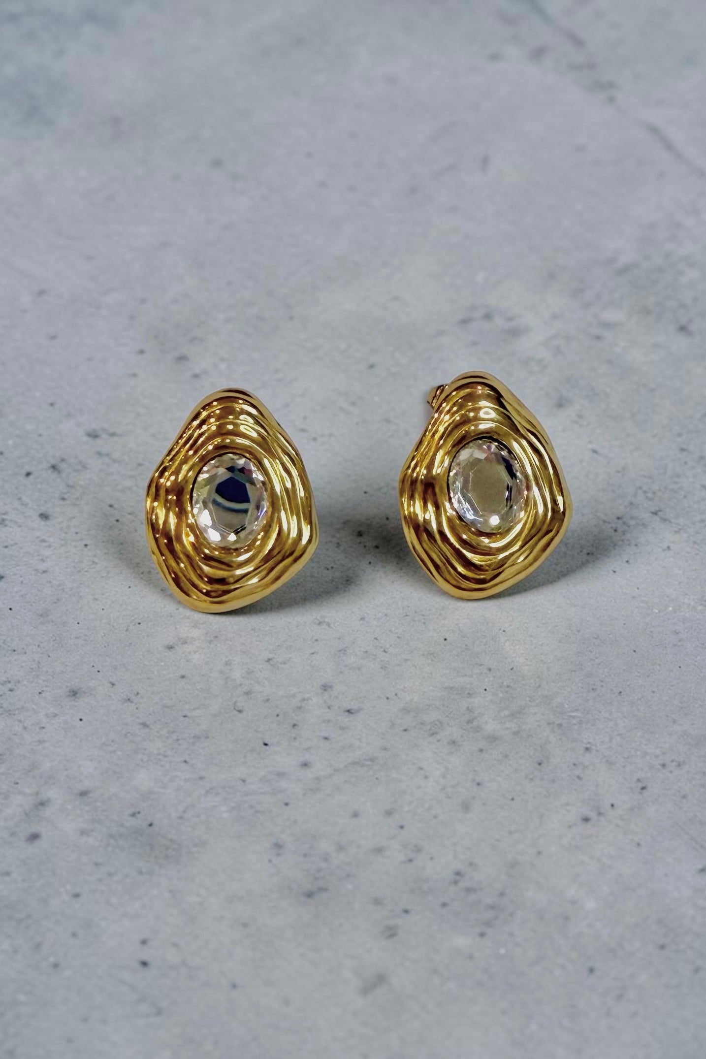 Gilded Halo Studs