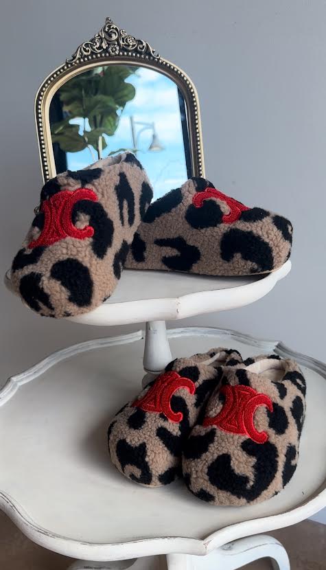 Celly Leopard Slippers