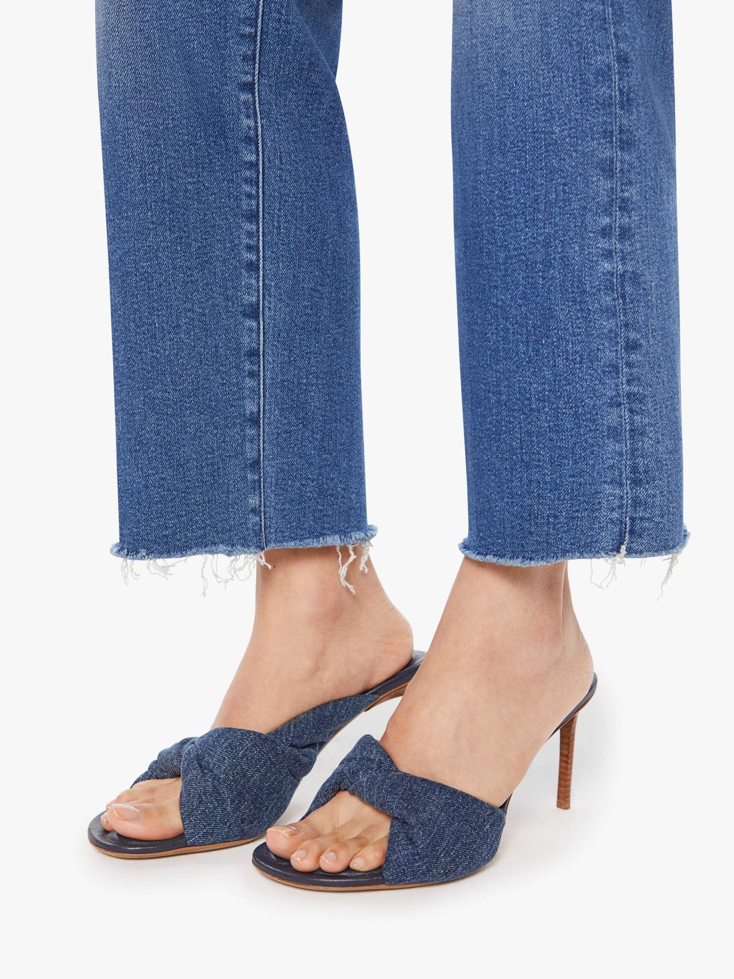 The Mid Rise Rambler Zip Ankle Fray