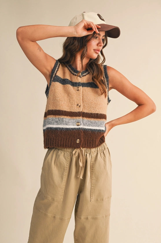 Toffee Twist Vest