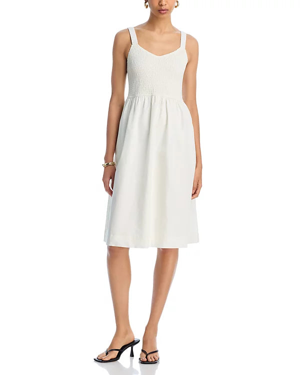 Fleur Smocked Scoop Neck Dress