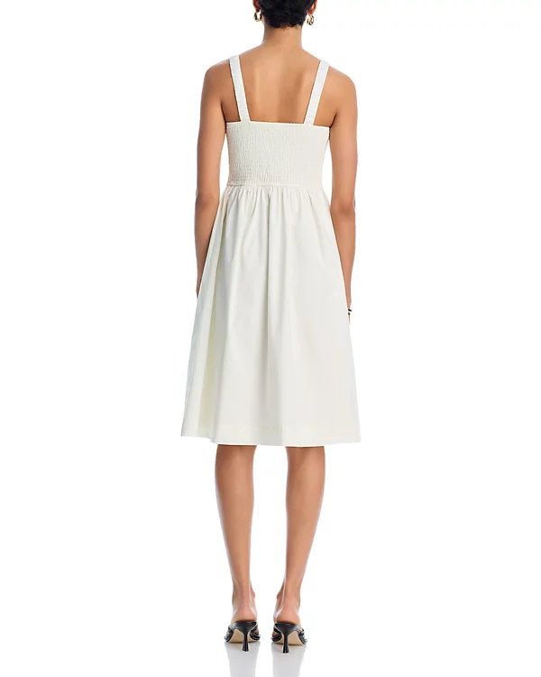 Fleur Smocked Scoop Neck Dress