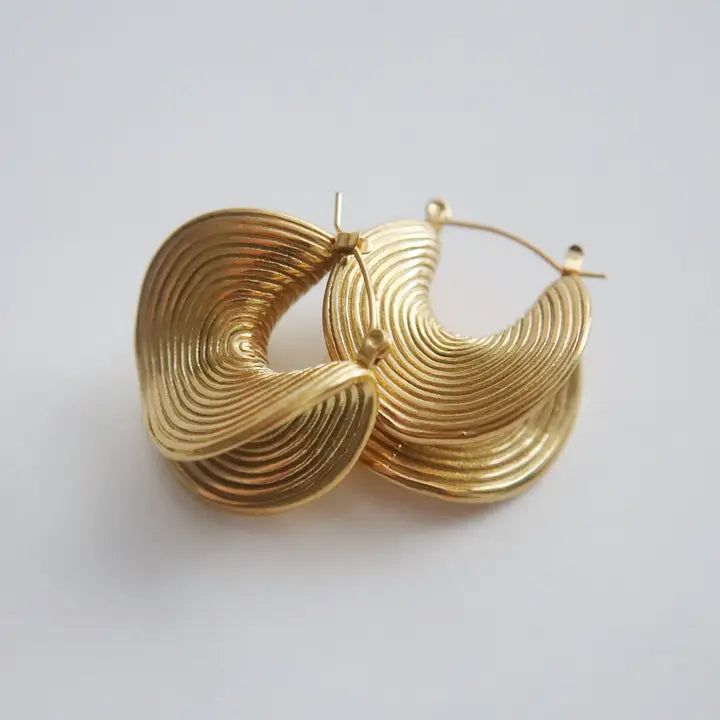 Diva Folded Hoops