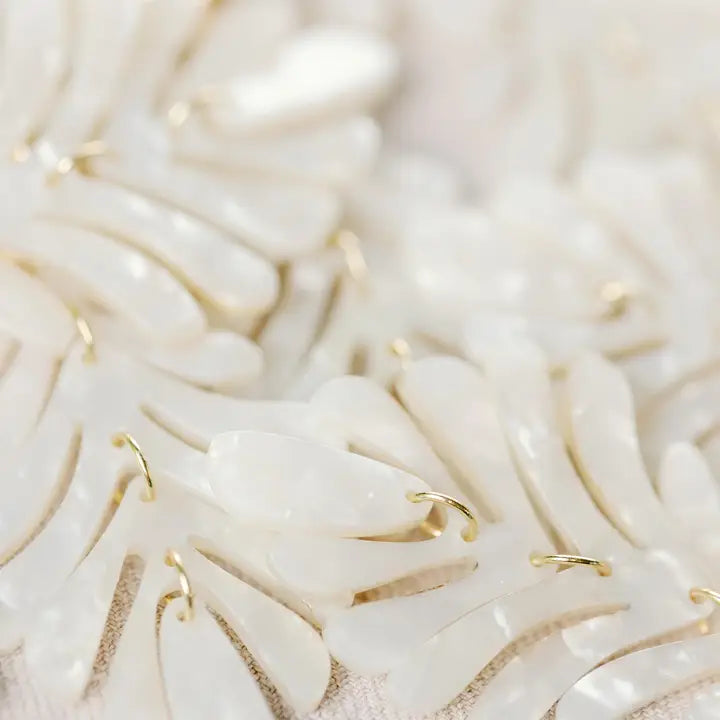 White Petite Palm Drops