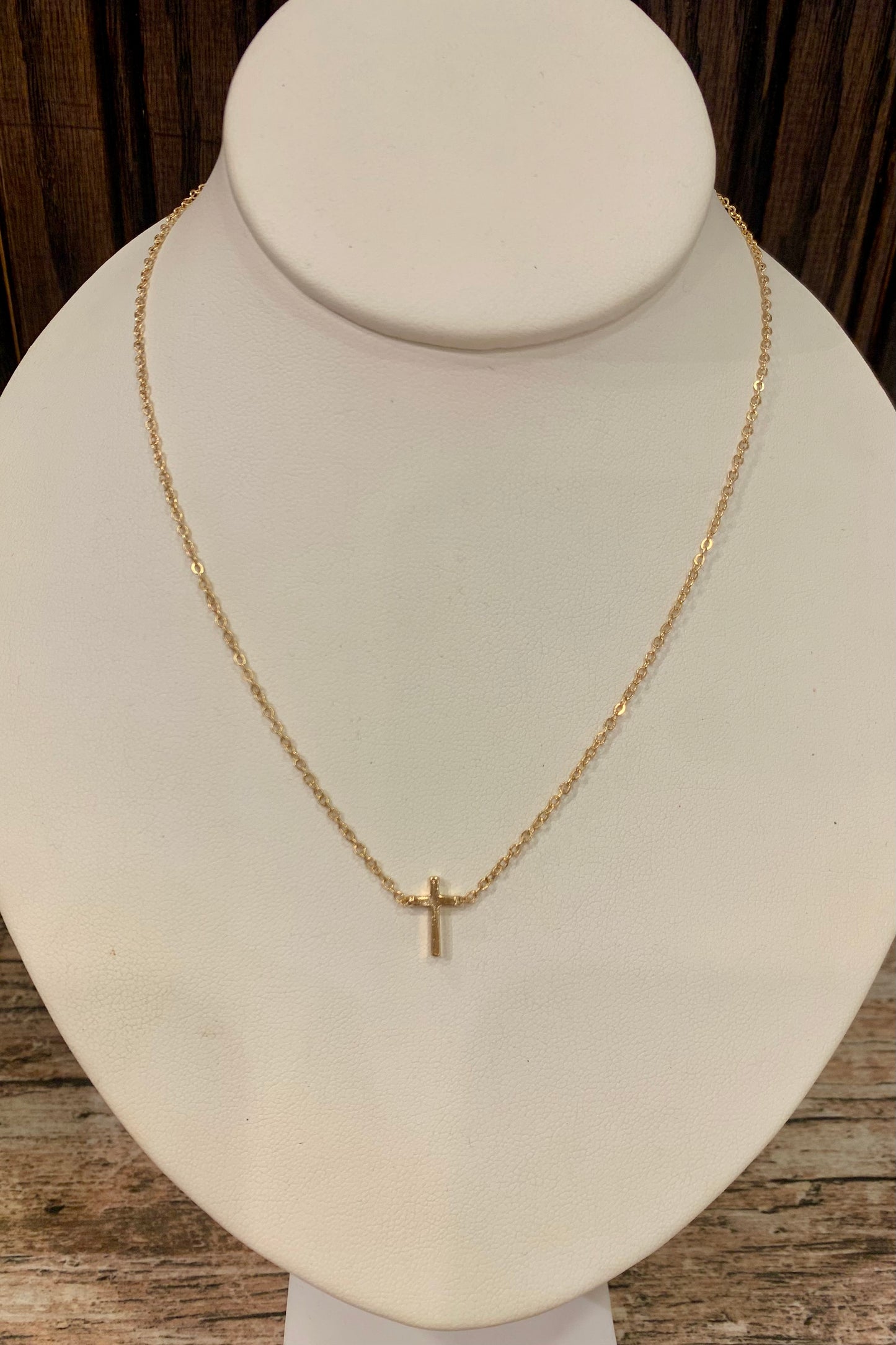 Tiny Cross Necklace