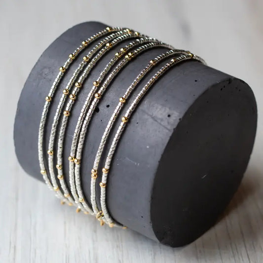 Confetti Beaded Bangle