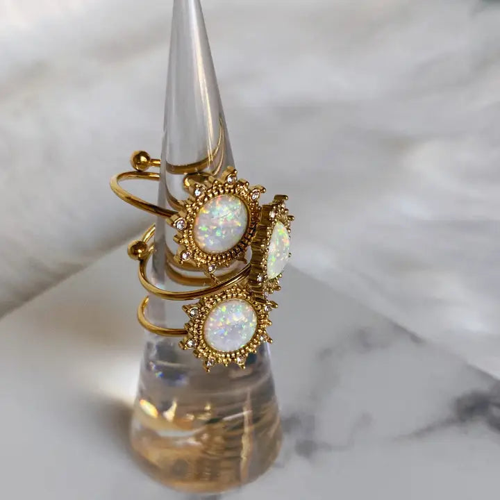 Soleil Opal Sun Ring