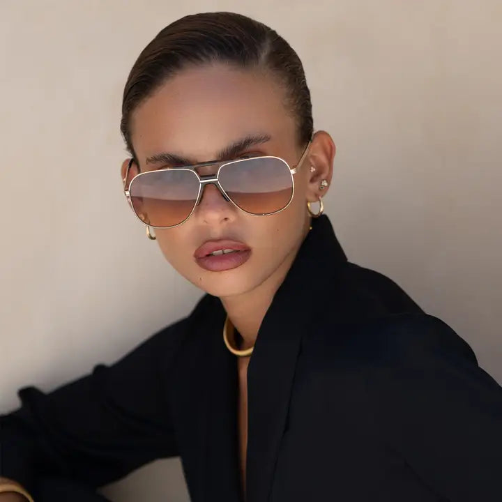 Logan Acetate Aviator Sunglasses