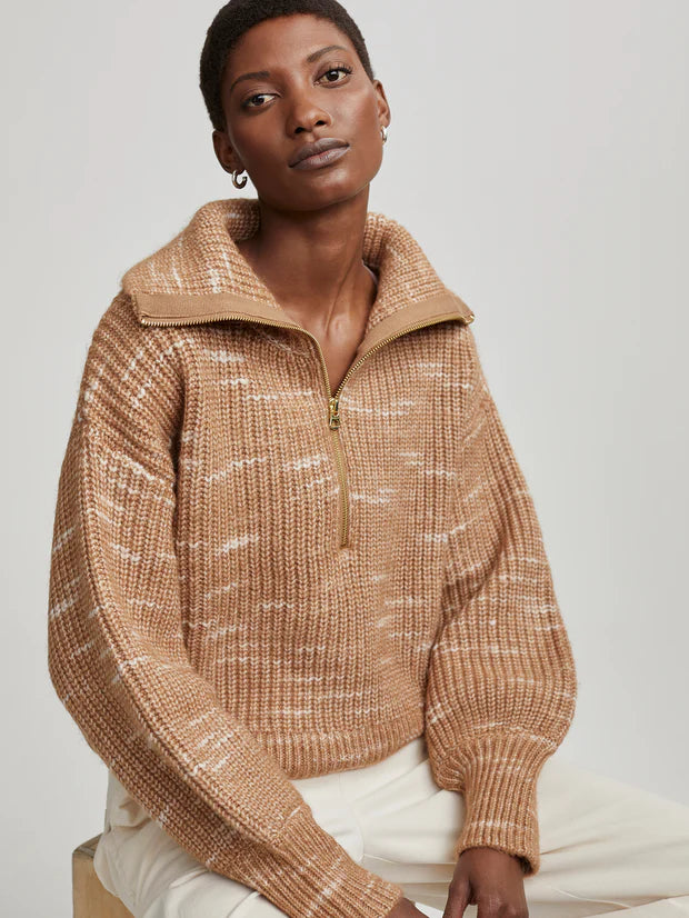 Ridley Dalmation Half-Zip Knit