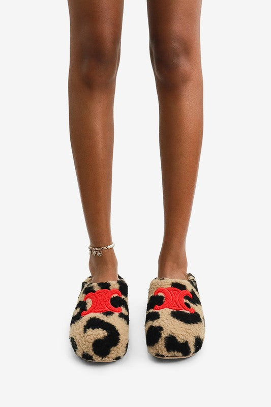 Celly Leopard Slippers